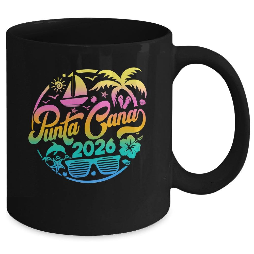 Punta Cana 2026 Family Vacation Beach Matching Group Mug | teecentury