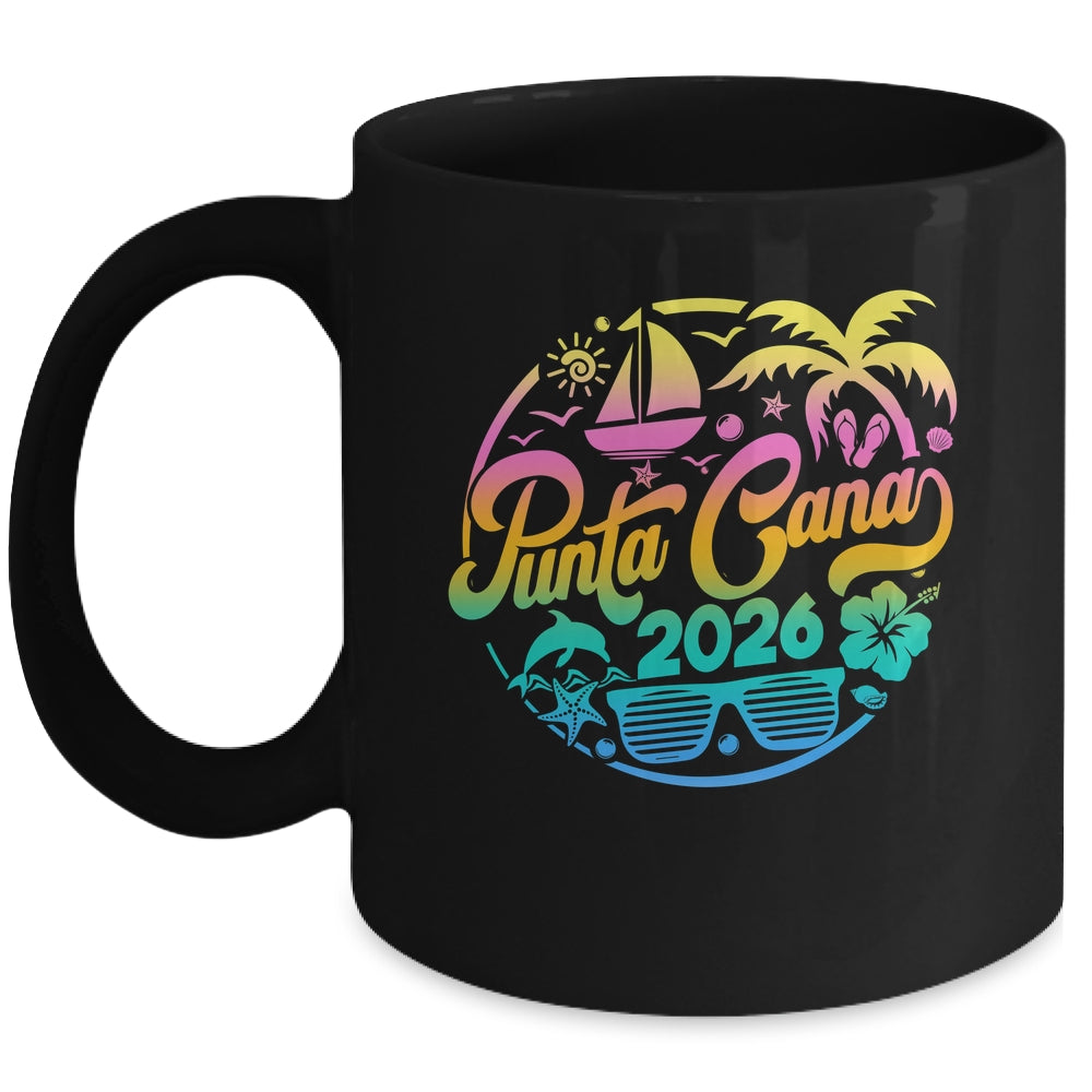 Punta Cana 2026 Family Vacation Beach Matching Group Mug | teecentury