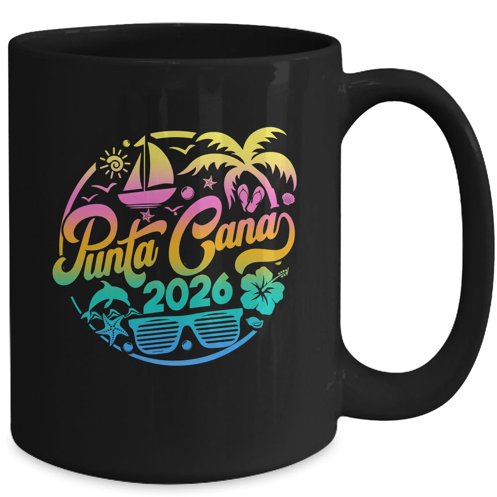 Punta Cana 2026 Family Vacation Beach Matching Group Mug | teecentury
