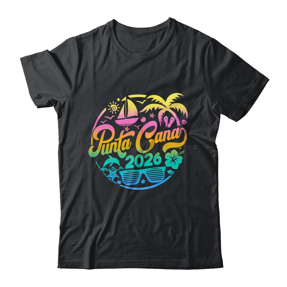 Punta Cana 2026 Family Vacation Beach Matching Group Shirt & Tank Top | teecentury