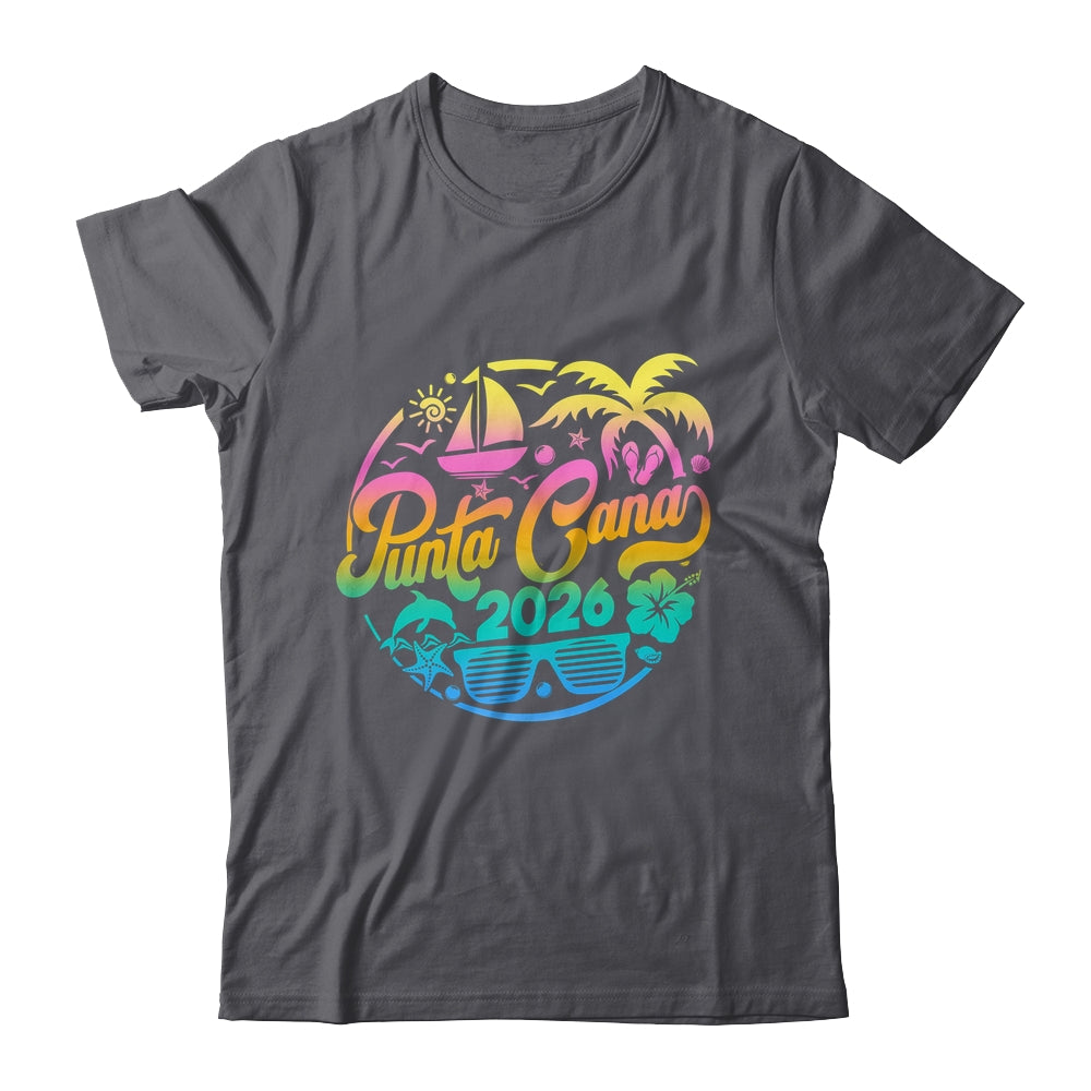 Punta Cana 2026 Family Vacation Beach Matching Group Shirt & Tank Top | teecentury