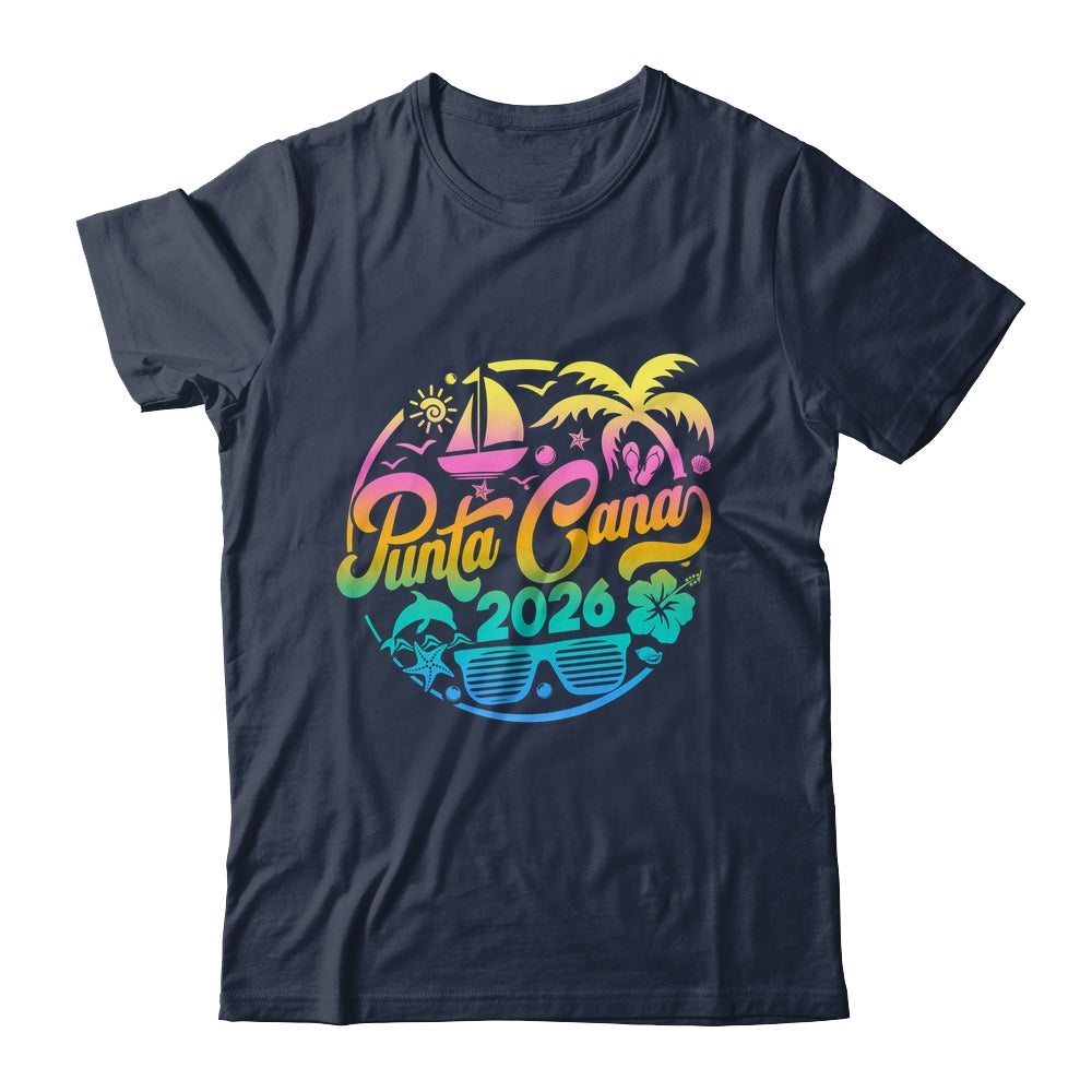 Punta Cana 2026 Family Vacation Beach Matching Group Shirt & Tank Top | teecentury
