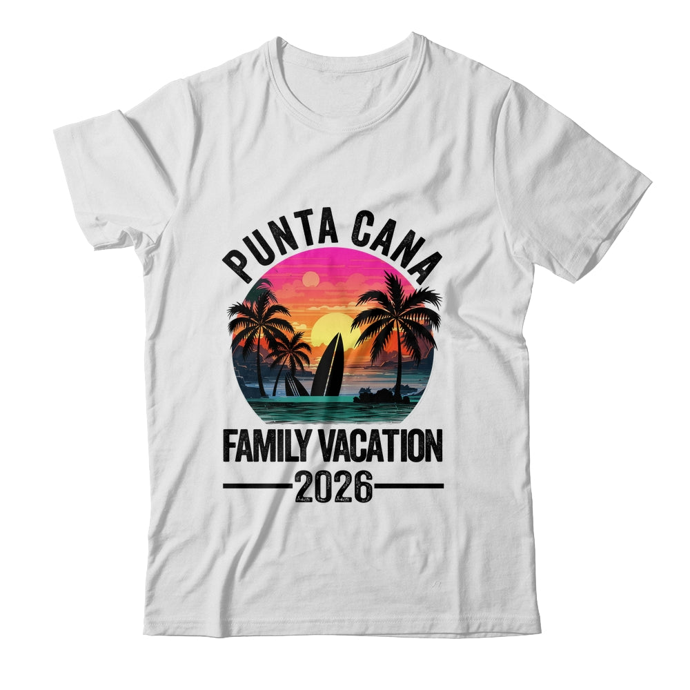 Punta Cana 2026 Family Vacation Matching Dominican Republic Shirt & Tank Top | teecentury