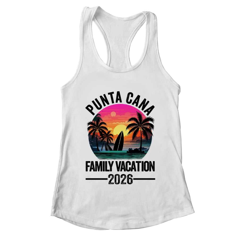 Punta Cana 2026 Family Vacation Matching Dominican Republic Shirt & Tank Top | teecentury