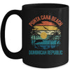 Punta Cana Beach Souvenir Dominican Republic Retro Vacation Mug | teecentury