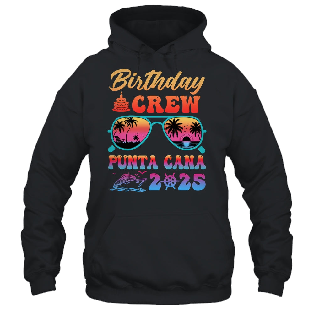 Punta Cana Birthday Crew Vacation Cruise 2025 Summer Trip Group Shirt & Tank Top | teecentury