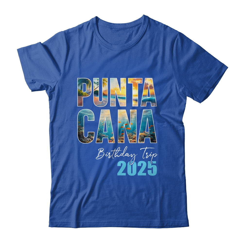 Punta Cana Birthday Trip 2025 Vacation Party Crew Cruise Shirt & Tank Top | teecentury