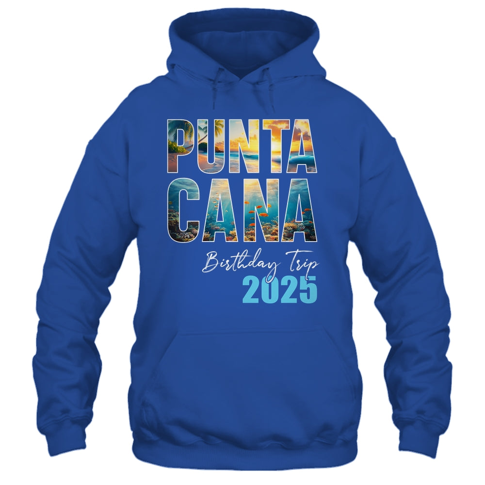 Punta Cana Birthday Trip 2025 Vacation Party Crew Cruise Shirt & Tank Top | teecentury