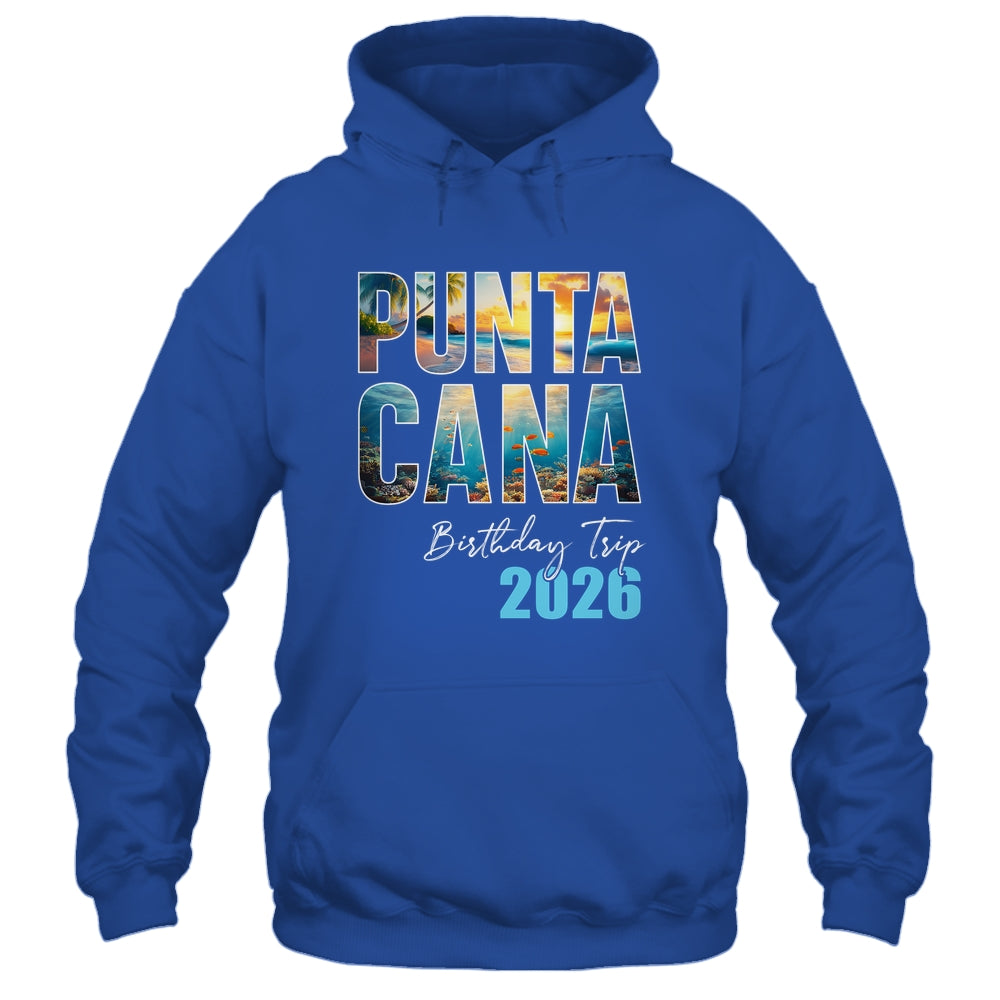 Punta Cana Birthday Trip 2026 Vacation Party Crew Cruise Shirt & Tank Top | teecentury