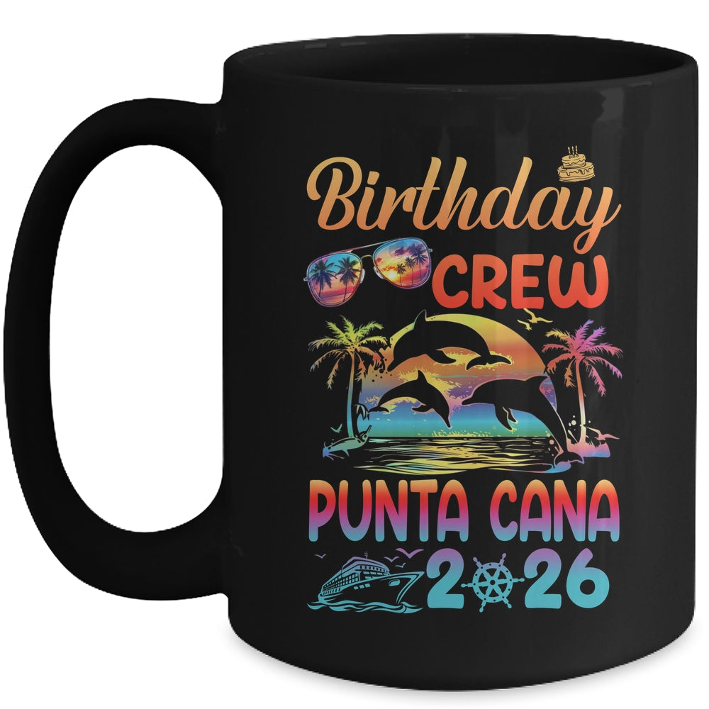 Punta Cana Birthday Trip Vacation 2026 Matching Group Mug | teecentury