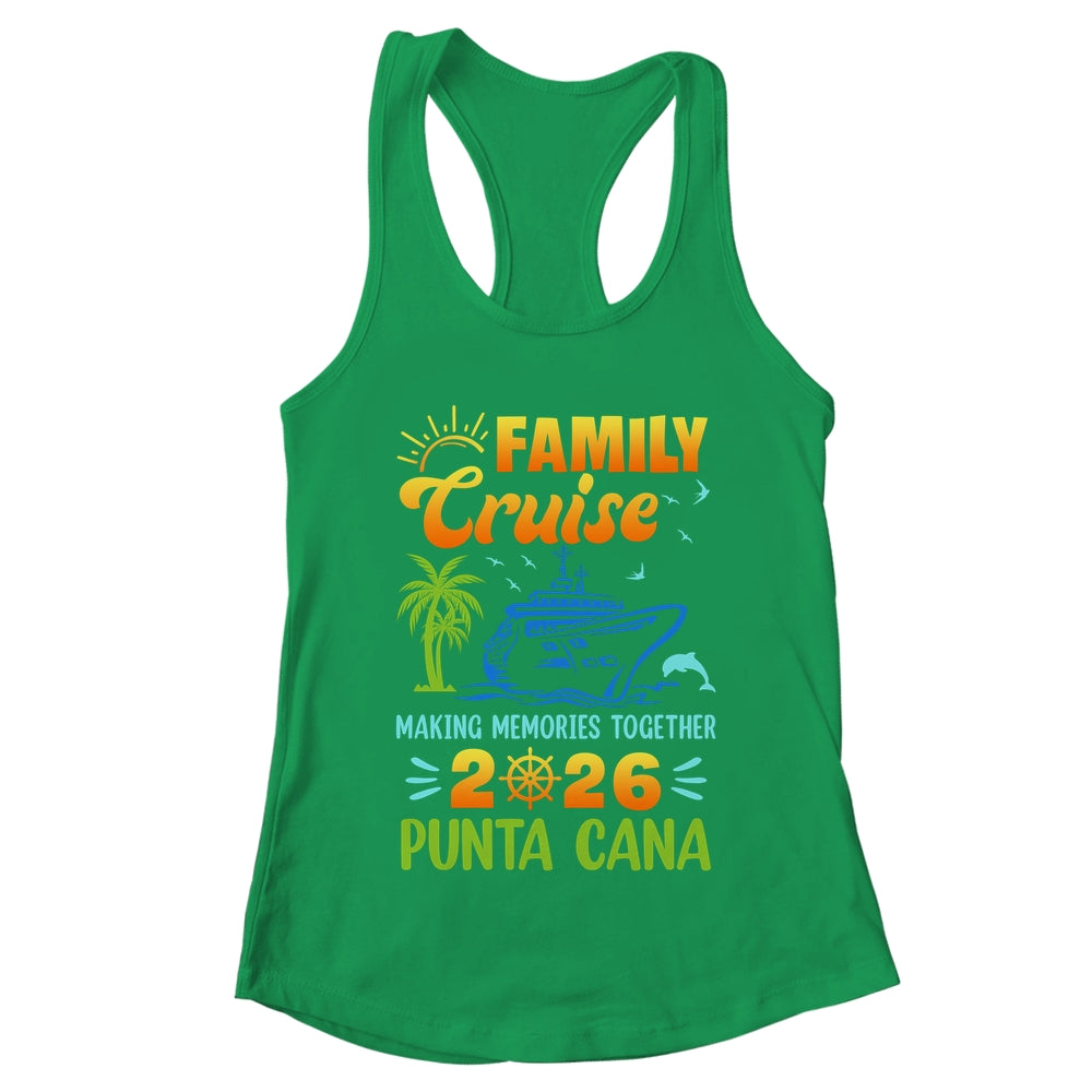 Punta Cana Cruise 2026 Family Friends Group Vacation Matching Shirt & Tank Top | teecentury