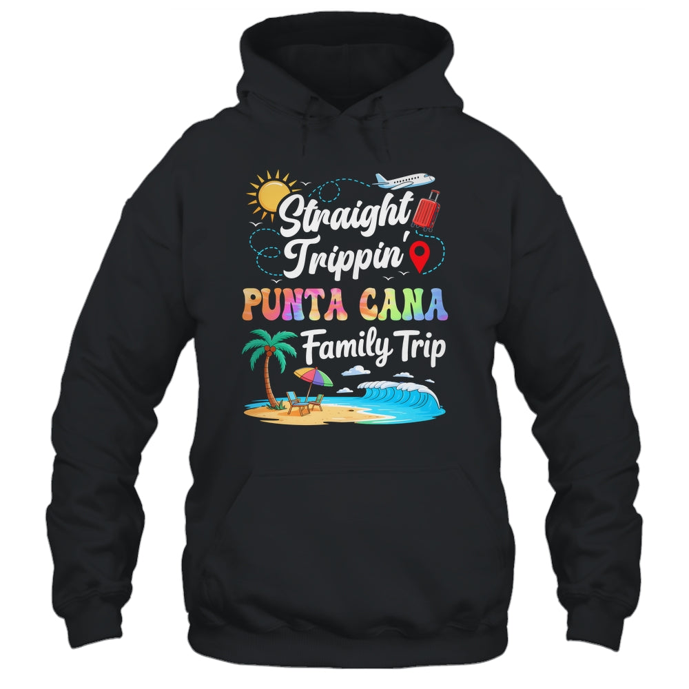 Punta Cana Family Vacation 2025 Straight Trippin Trip Shirt & Tank Top | teecentury
