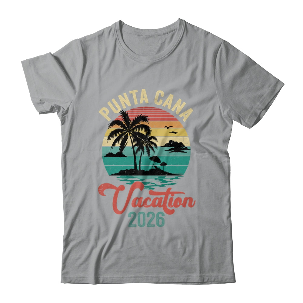 Punta Cana Family Vacation 2026 Matching Dominican Republic Shirt & Tank Top | teecentury