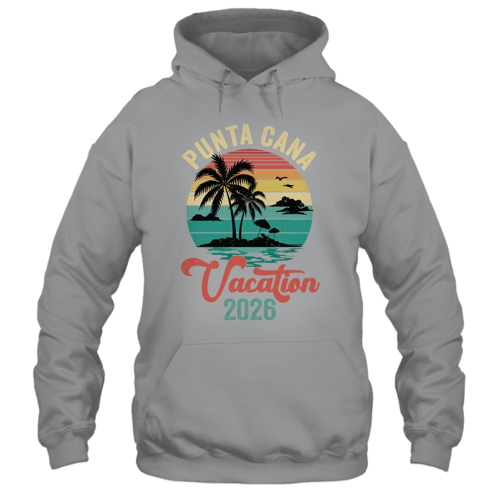 Punta Cana Family Vacation 2026 Matching Dominican Republic Shirt & Tank Top | teecentury
