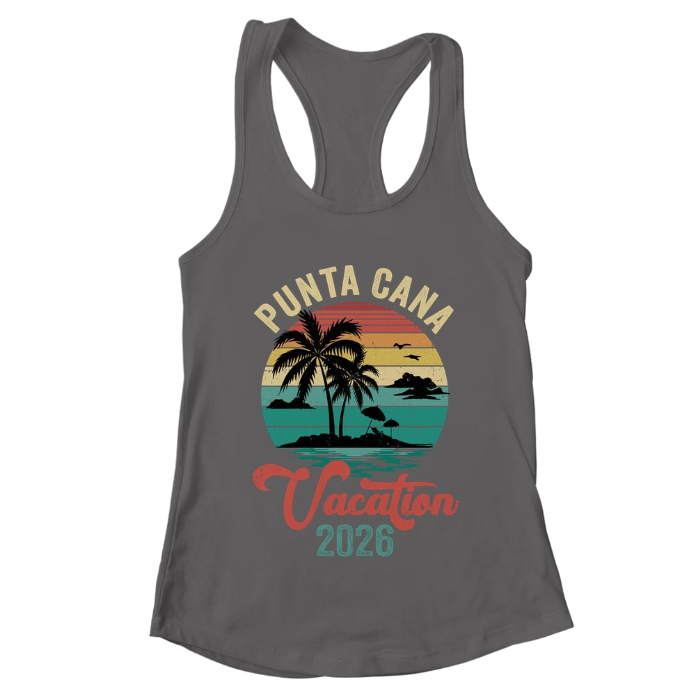 Punta Cana Family Vacation 2026 Matching Dominican Republic Shirt & Tank Top | teecentury
