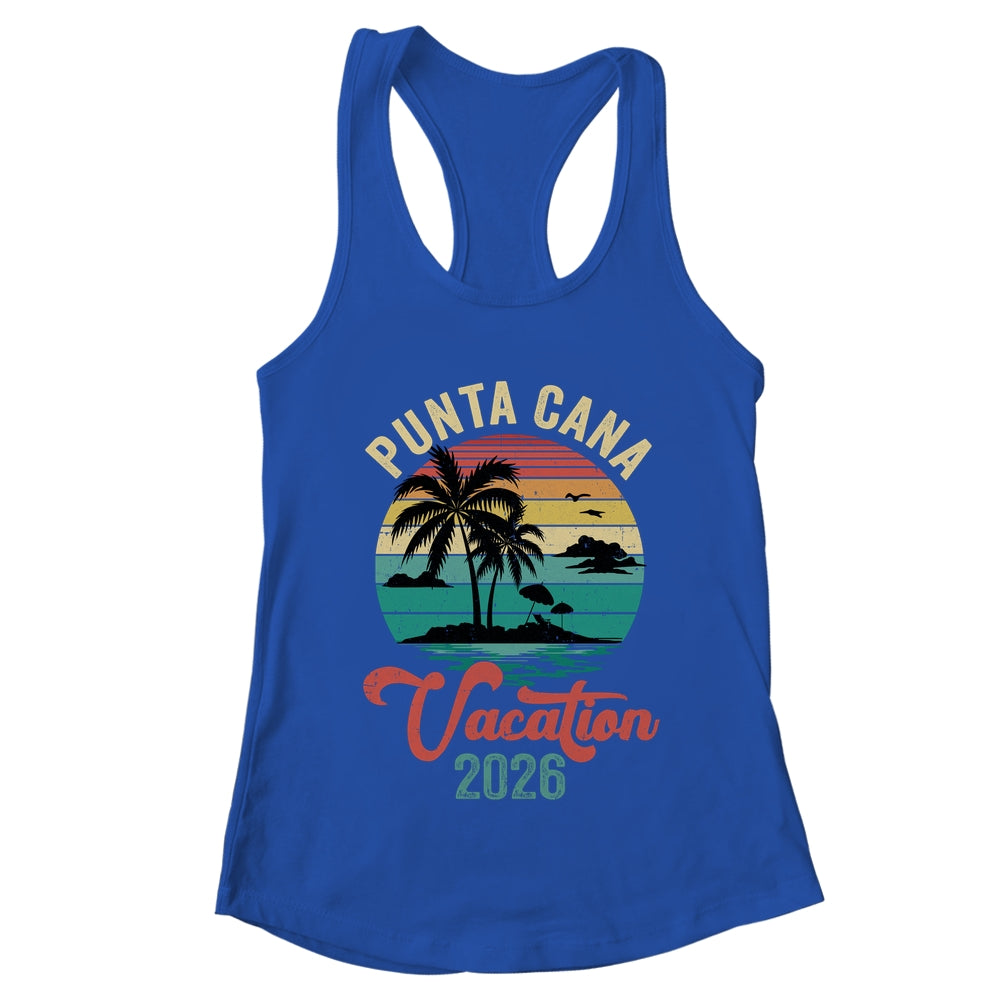 Punta Cana Family Vacation 2026 Matching Dominican Republic Shirt & Tank Top | teecentury