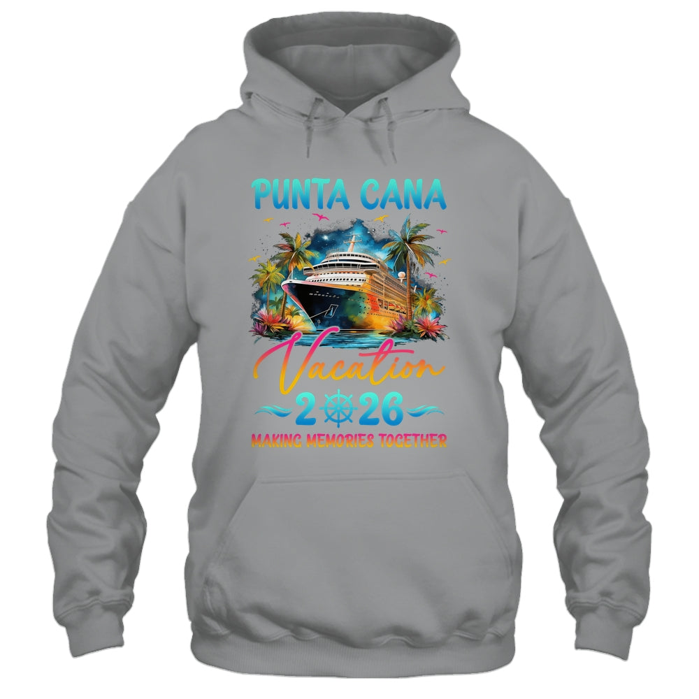 Punta Cana Family Vacation 2026 Matching Group Summer Shirt & Tank Top | teecentury