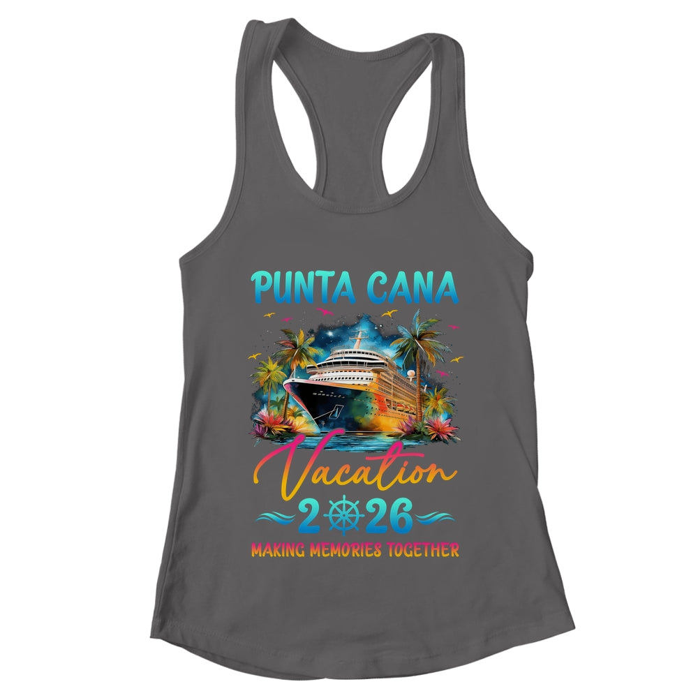 Punta Cana Family Vacation 2026 Matching Group Summer Shirt & Tank Top | teecentury