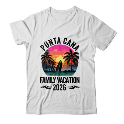 Punta Cana Family Vacation 2026 Matching Outfits Beach Summer Shirt & Tank Top | teecentury