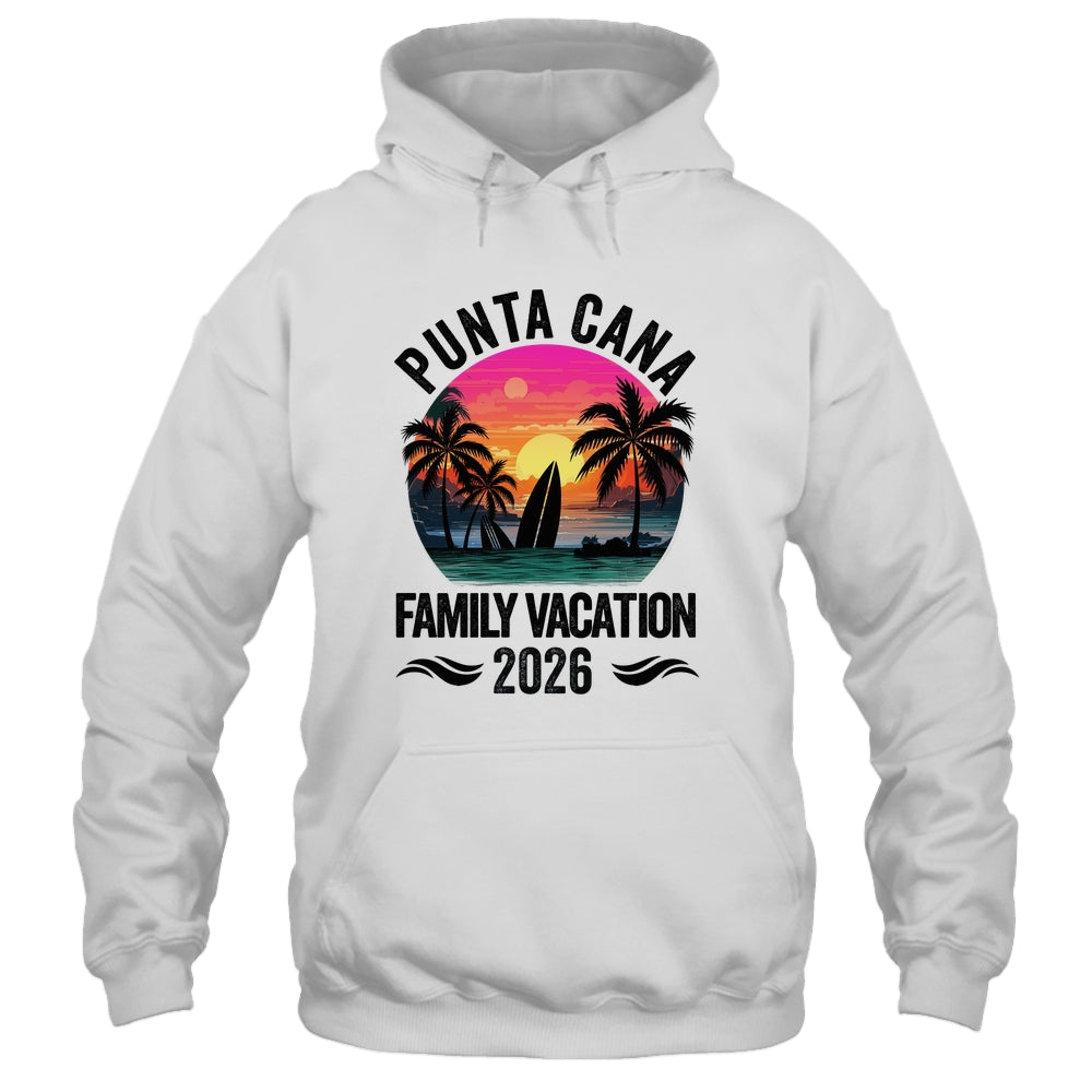 Punta Cana Family Vacation 2026 Matching Outfits Beach Summer Shirt & Tank Top | teecentury