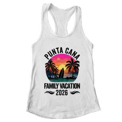 Punta Cana Family Vacation 2026 Matching Outfits Beach Summer Shirt & Tank Top | teecentury