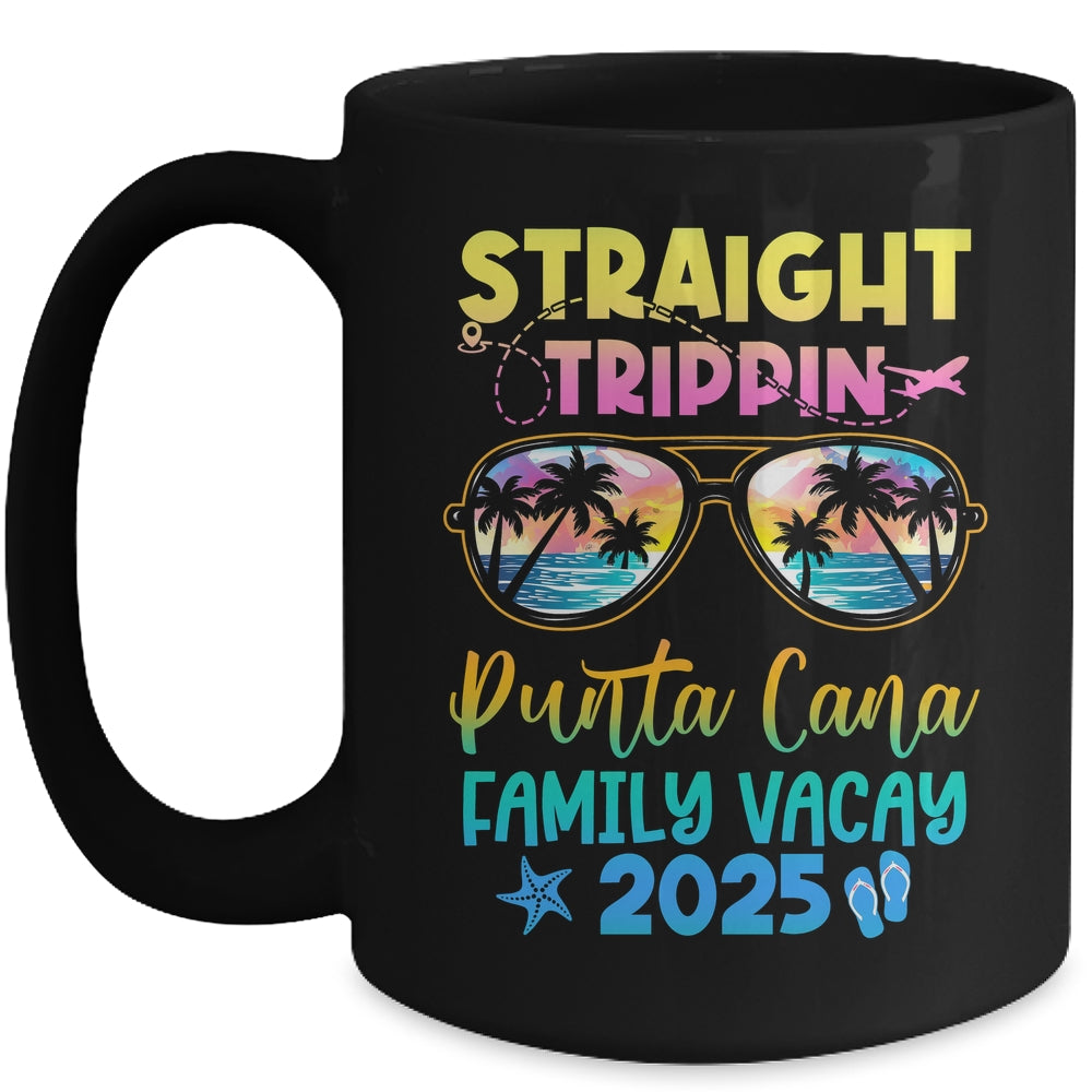 Punta Cana Family Vacay Vacation 2025 Straight Trippin Mug | teecentury