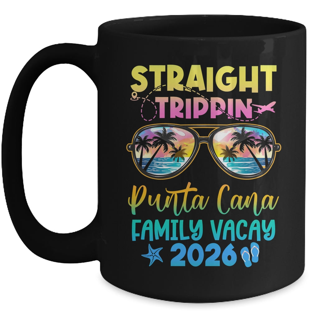 Punta Cana Family Vacay Vacation 2026 Straight Trippin Mug | teecentury