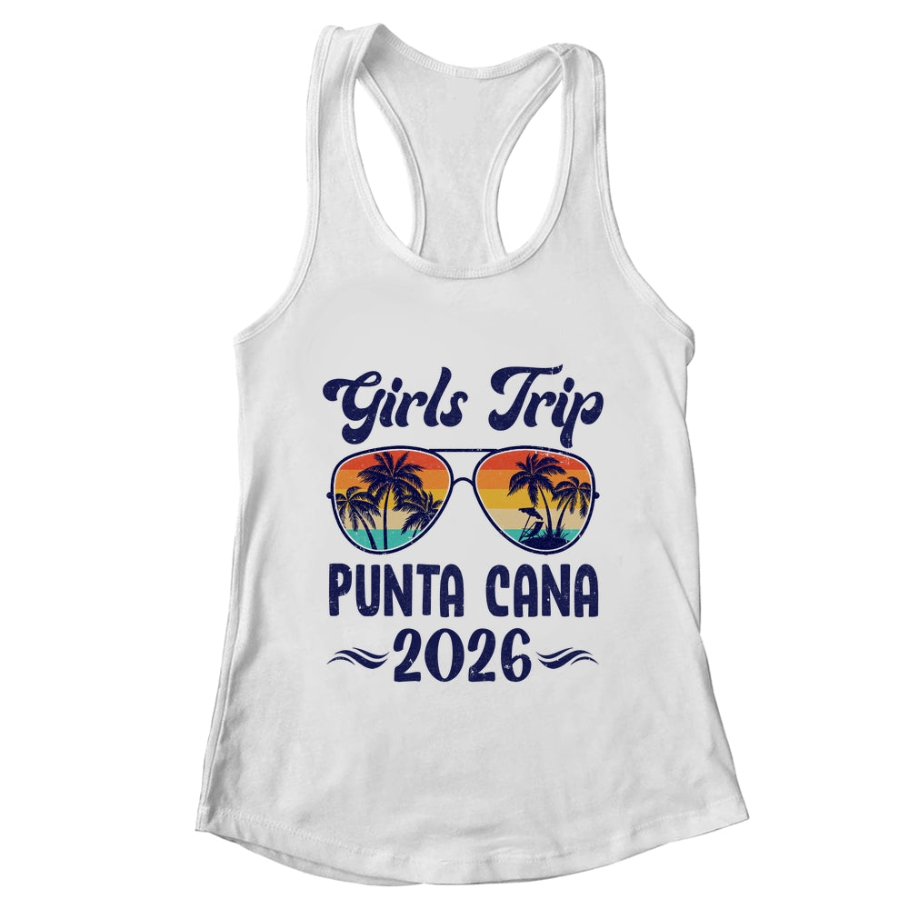 Punta Cana Girls Trip Beach Vacation 2026 Matching Group Shirt & Tank Top | teecentury
