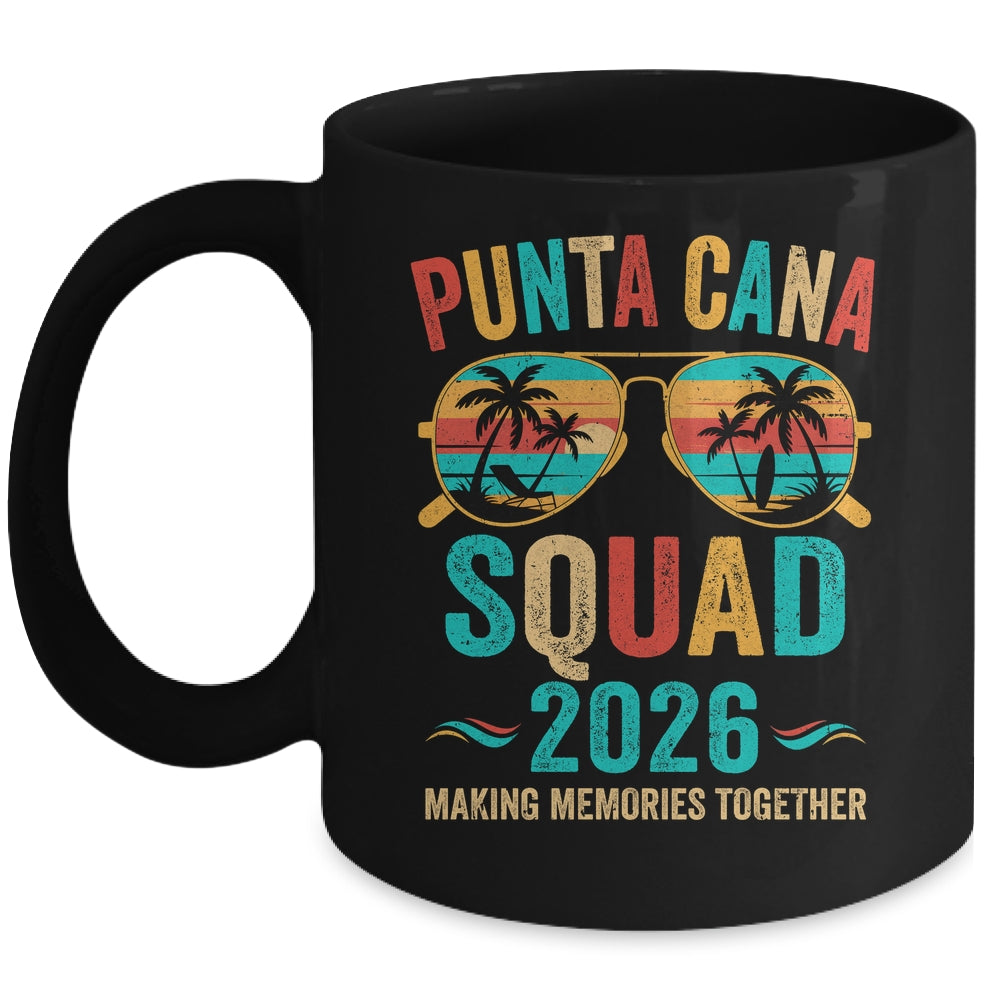 Punta Cana Vacation Squad 2026 Family Matching Vintage Mug | teecentury