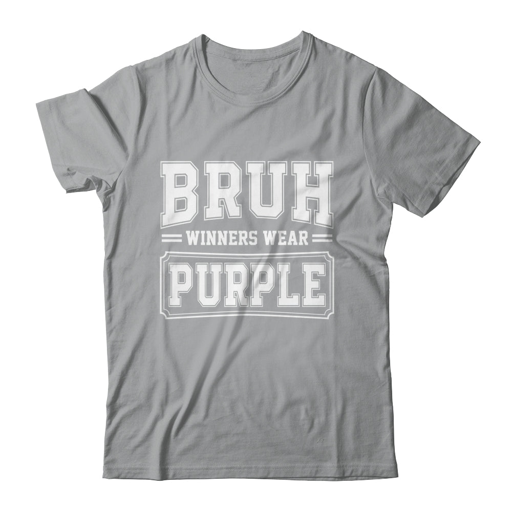 Purple Field Day Team Spirit Bruh Winners Wear Purple Shirt & Hoodie | teecentury