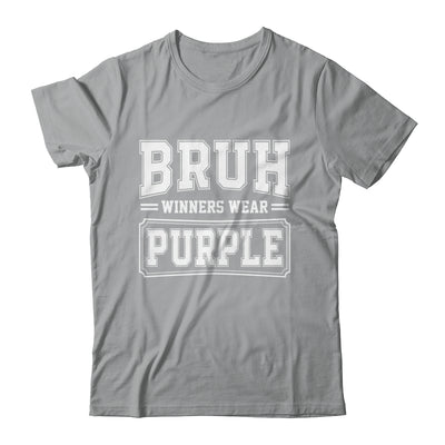 Purple Field Day Team Spirit Bruh Winners Wear Purple Shirt & Hoodie | teecentury