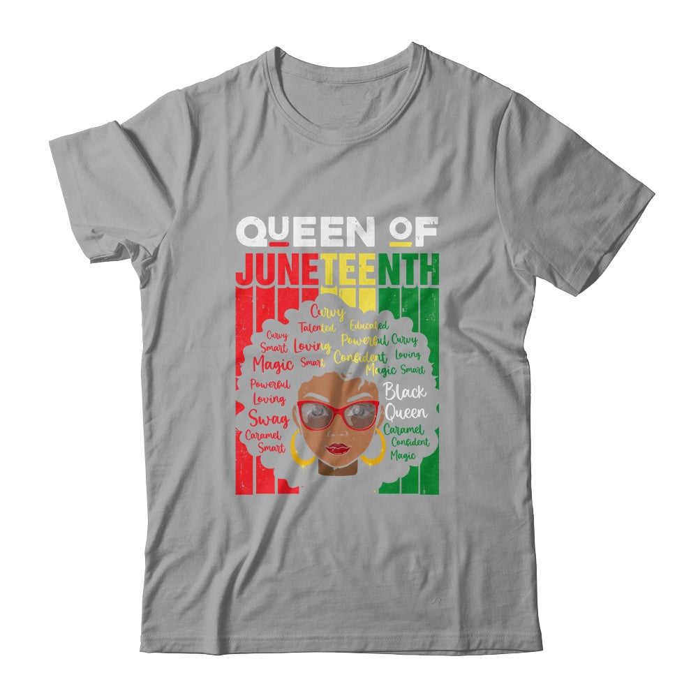 Queen Of Juneteenth Black Girl Magic Melanin Women Girls T-Shirt & Tank Top | Teecentury.com