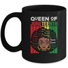 Queen Of Juneteenth Black Girl Magic Melanin Women Girls Mug Coffee Mug | Teecentury.com