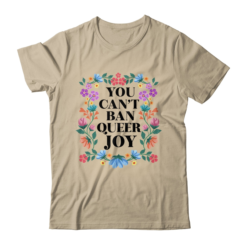 Queer Joy Won't Be Stopped Queer Gay Pride Lesbian LGBTQ Shirt & Tank Top | teecentury