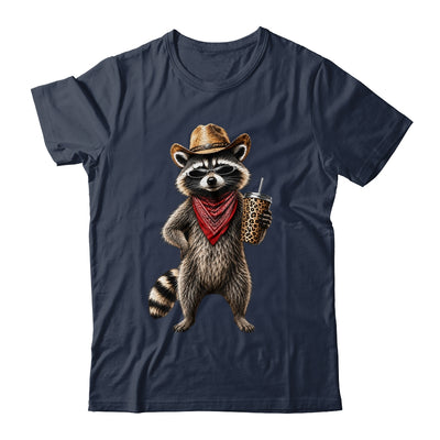 Raccoon Leopard Coffee Western Cowgirl Cowboy Funny Animal Shirt & Tank Top | teecentury