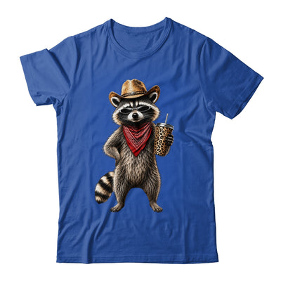 Raccoon Leopard Coffee Western Cowgirl Cowboy Funny Animal Shirt & Tank Top | teecentury