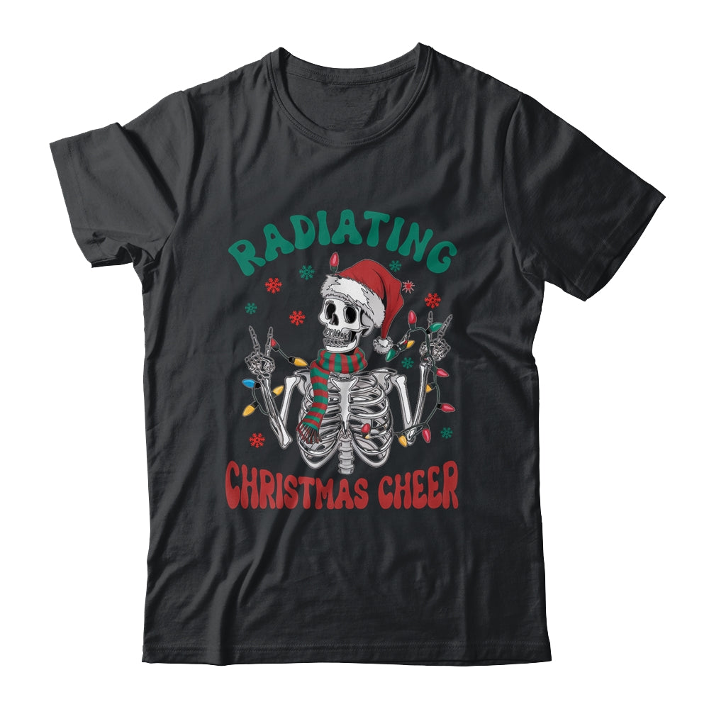Radiology Christmas Santa Skeleton Xray Technician Rad Tech Shirt & Sweatshirt | teecentury