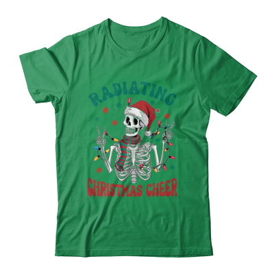Radiology Christmas Santa Skeleton Xray Technician Rad Tech Shirt & Sweatshirt | teecentury