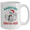 Radiology Christmas Santa Skeleton Xray Technician Rad Tech Mug | teecentury
