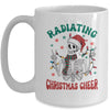 Radiology Christmas Santa Skeleton Xray Technician Rad Tech Mug | teecentury