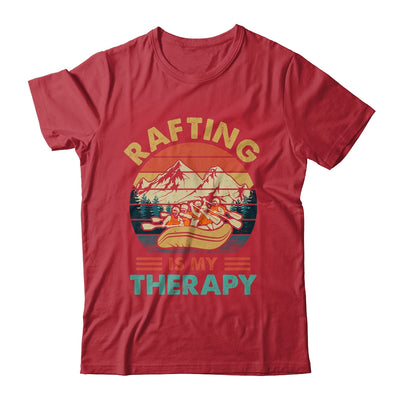 Rafting Is My Therapy River Rafting Design For Men Women Shirt & Tank Top | teecentury
