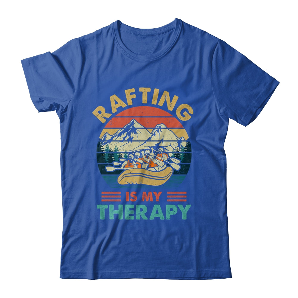 Rafting Is My Therapy River Rafting Design For Men Women Shirt & Tank Top | teecentury