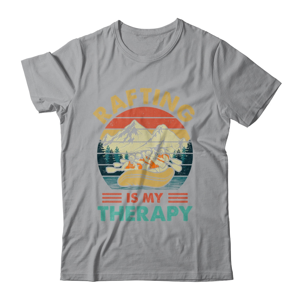 Rafting Is My Therapy River Rafting Design For Men Women Shirt & Tank Top | teecentury