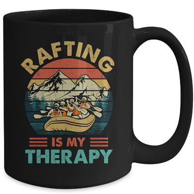Rafting Is My Therapy River Rafting Design For Men Women Mug | teecentury
