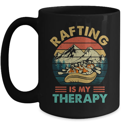 Rafting Is My Therapy River Rafting Design For Men Women Mug | teecentury