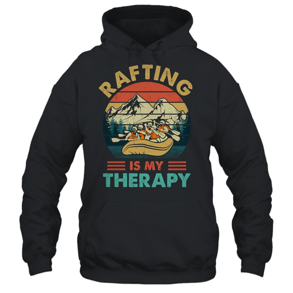 Rafting Is My Therapy River Rafting Design For Men Women Shirt & Tank Top | teecentury