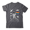 Rainbow Flag Space LGBTQ Gay Pride Astronaut Moon Men Women Shirt & Hoodie | teecentury