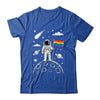 Rainbow Flag Space LGBTQ Gay Pride Astronaut Moon Men Women Shirt & Hoodie | teecentury
