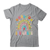Rainbow Heart For Teachers Women Hello Fifth Grade Shirt & Hoodie | teecentury