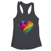 Rainbow Heart LGBTQ Flag Parade Love Gay Pride Month Shirt & Tank Top | teecentury